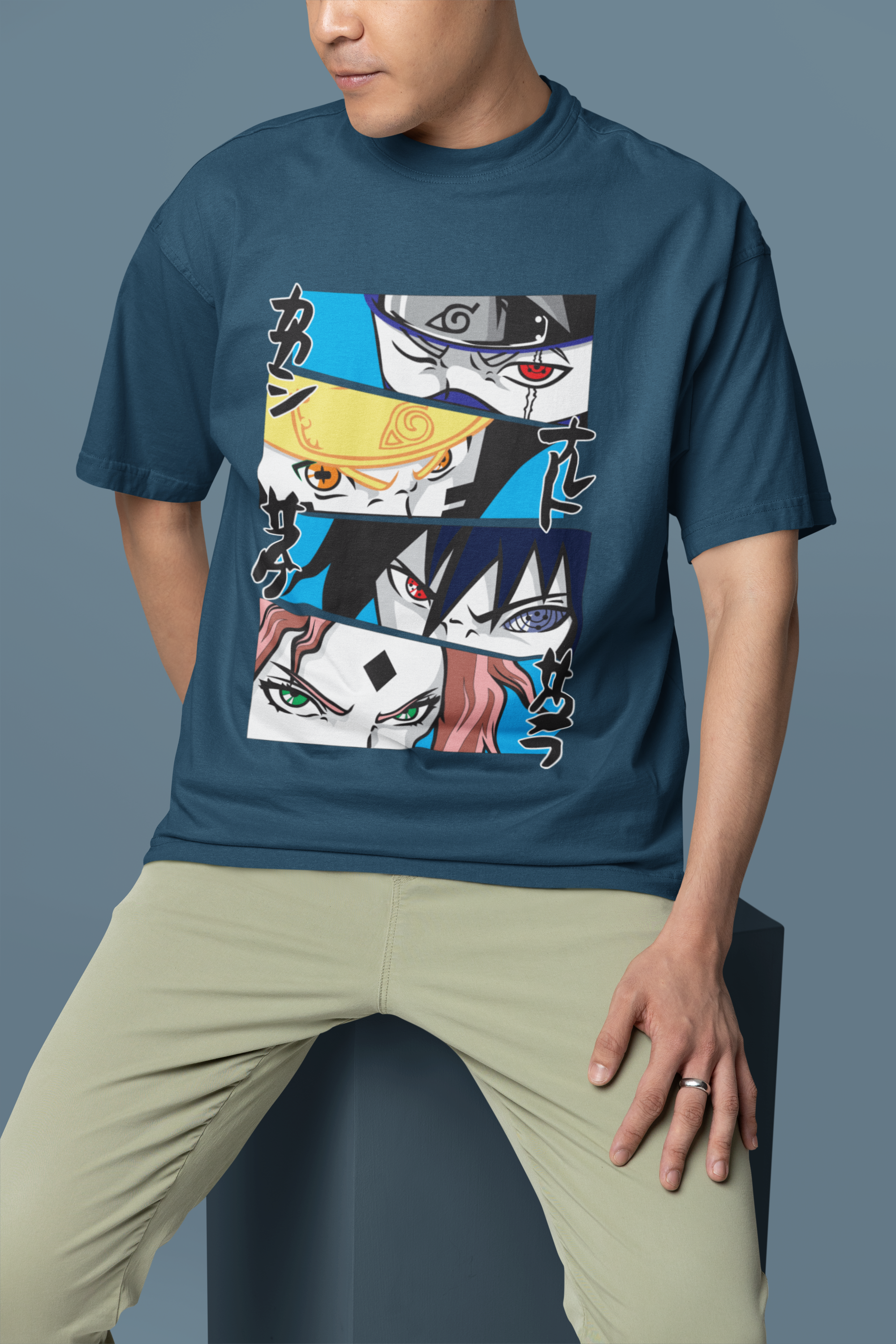 Naruto: Team 07 Oversized T-Shirt