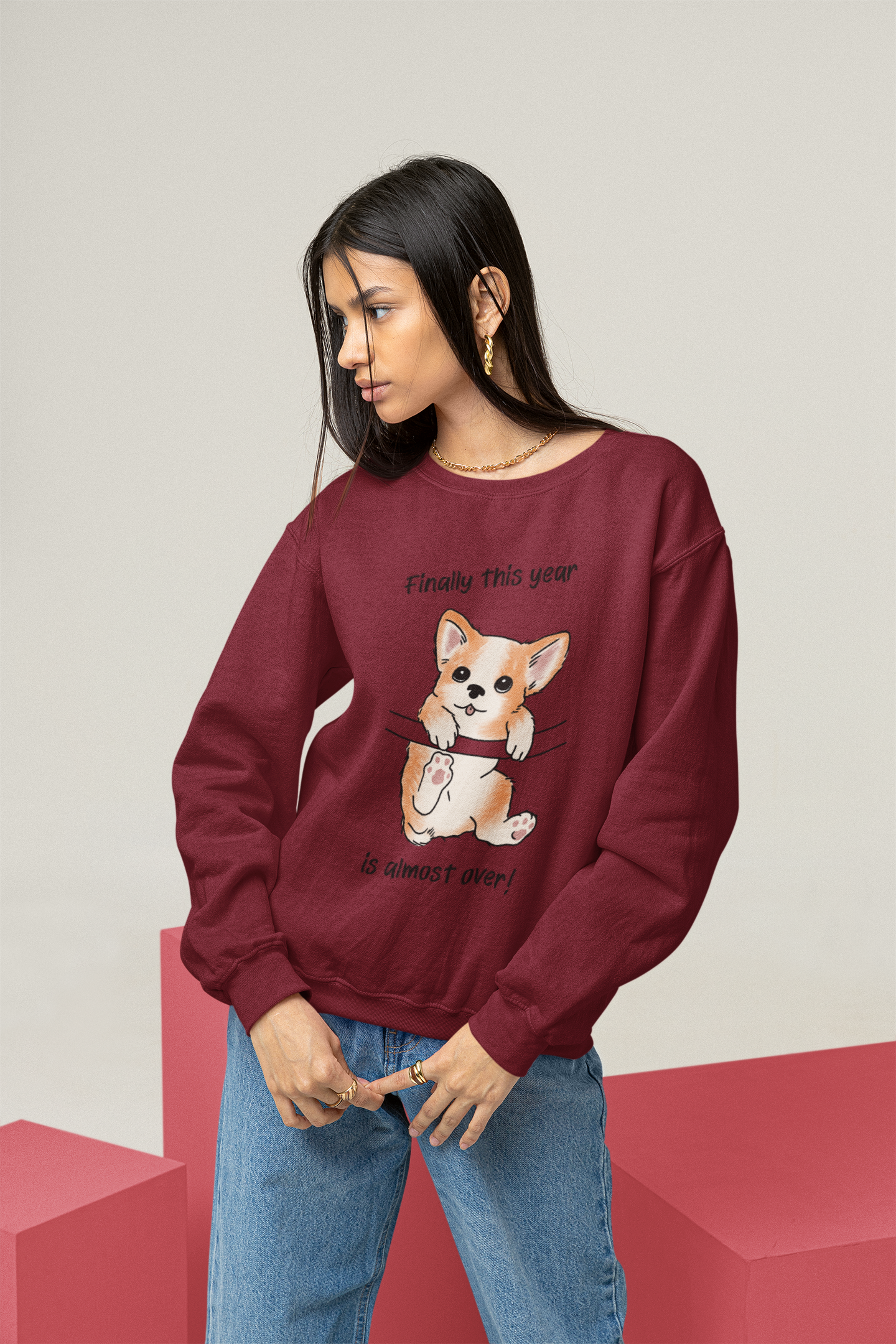 Tribal Frog Graphic Printed Sweatshirt