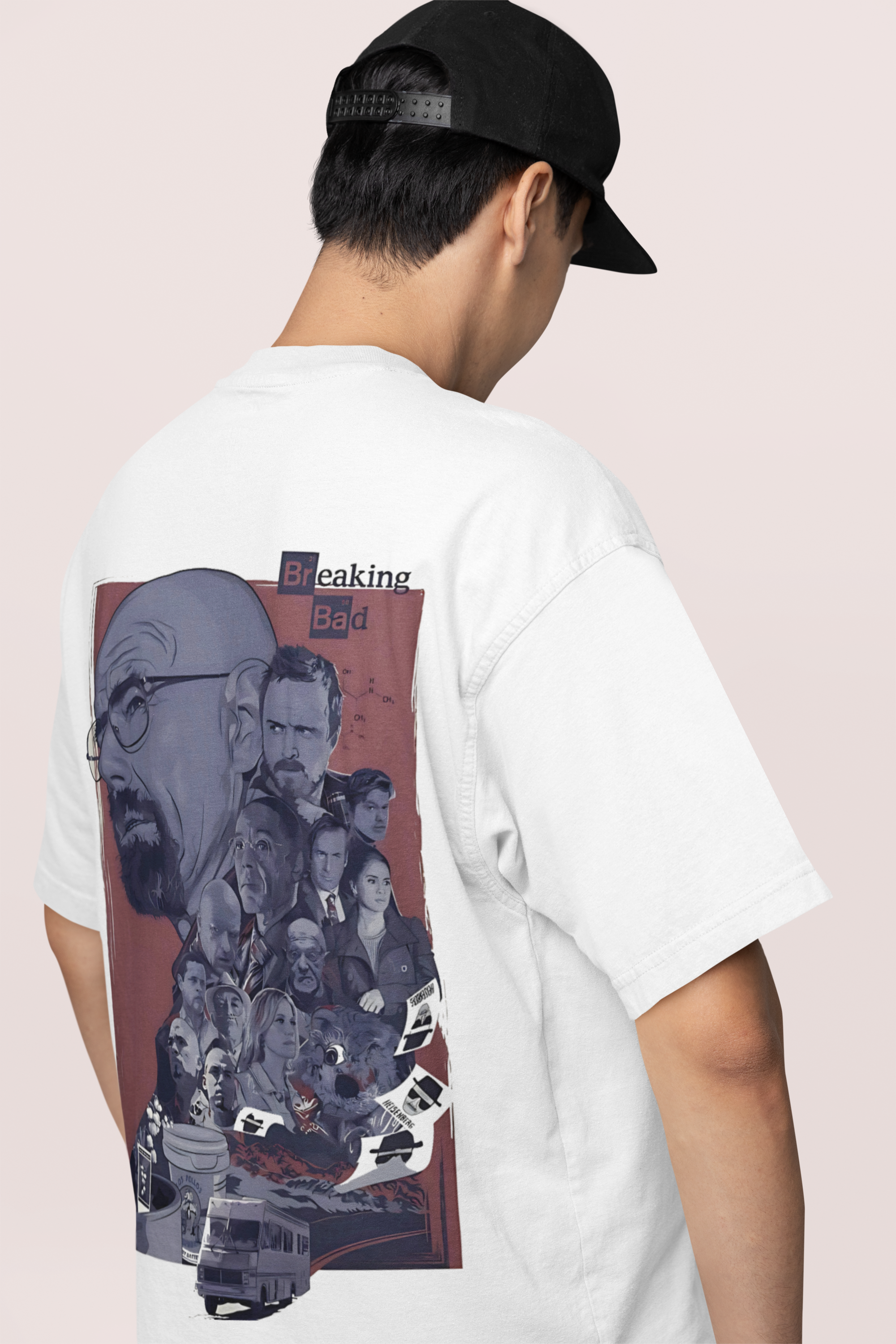 Übergroßes T-Shirt „Breaking Bad“
