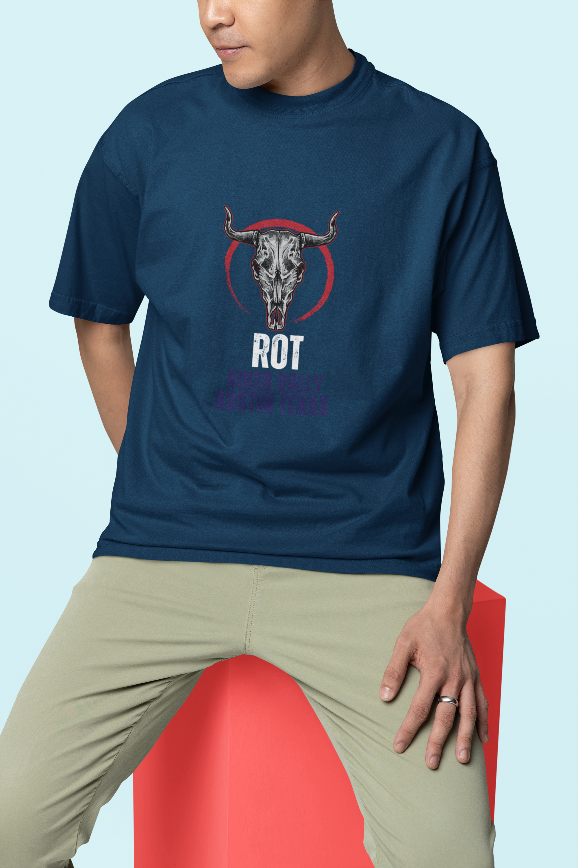 Lone Star Biker Spirit Oversized T-Shirt