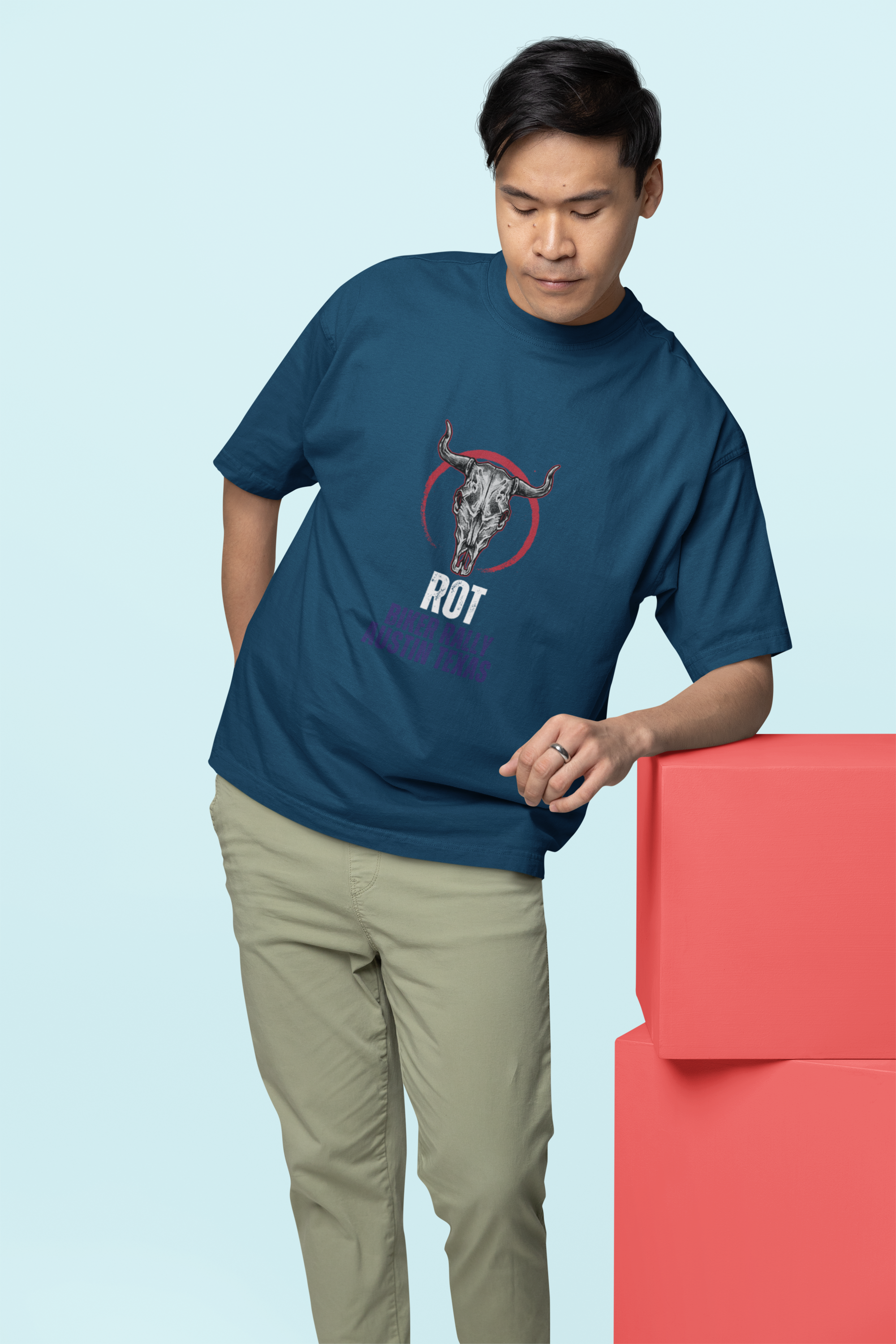 Lone Star Biker Spirit Oversized T-Shirt